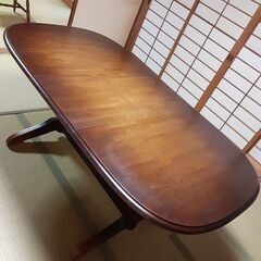 飛騨産業 伸長式 ダイニングテーブル&チェア