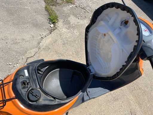 スズキ レッツ５ 原付 スクーター 50cc CA47A インジェクション車 Fi 4スト 機関良好 オレンジ 鳥取 陸送可 販売証明可 スズキ レッツ5 原付 スクーター 50cc CA47A インジェクション車 Fi 4