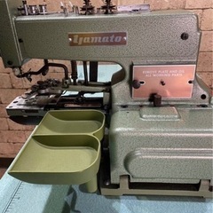 ヤマト 業務用ミシン CB-211-5 ボタンソーイングマシーン 100V 動作確認済み 台付き 