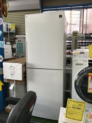 【FU834】★SHARP  シャープ   冷蔵庫  SJ-PD28G   2021年製  280L  メガフリーザー  プラズマクラスター  大容量  ファミリータイプ  キッチン家電 クリーニング済 堺市 深井【ジャングルジャングル深井店】