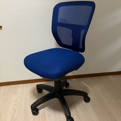 【ネット決済】オフィスチェア　ブルー