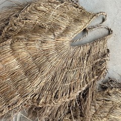 蓑　藁蓑　みの　2セット　レトロ