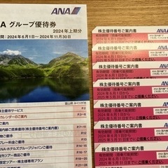 最新　ANA 全日空 株主優待割引券7枚+優待冊子