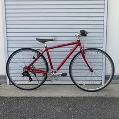 ☆前後タイヤ中古品☆ 700C 7Sクロスバイク 防犯登録料込価格︎