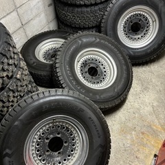 ジムニー等に 冬タイヤホイール付き 15インチ