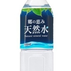 【新品】天然水・500mlペットボトル・24本入り
