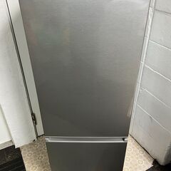 動作美品AQUA 2ドア冷蔵庫 AQR-20J 200L 2020年 LED ガラス棚 シルバー
