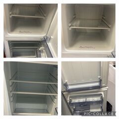 ☆中古￥11,800！【店長おすすめ！】Abitelax　139㍑2ドア冷蔵庫　家電　2022年製　AR-131型　幅48㎝ｘ奥行54㎝ｘ高さ124㎝　【BE062】