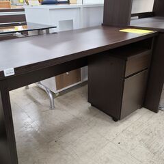 J4708 NITORI ニトリ デスクセットトリブロ119 ダークブラウン