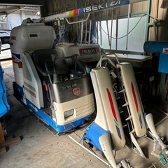 コンバイン(イセキ)、田植機(クボタ)穀物乾燥機、シズオカパワフル 
