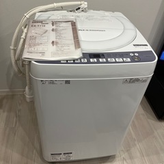 SHARP シャープ 全自動洗濯機 7kg 2018年製 ES-T710