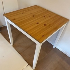 【ネット決済】IKEA LERHAMN ダイニングテーブル