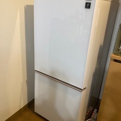 シャープ　ノンフロン冷蔵庫　SJ-GD14D-W