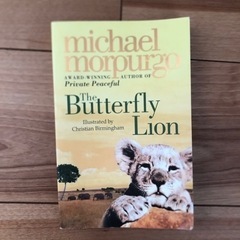 英語の本　The Butterfly Lion