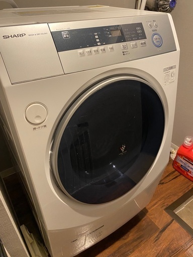ドラム式洗濯乾燥機　SHARP ES-ZH1 WR