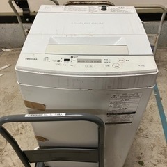 TOSHIBA 洗濯機 AW-45M5(W) 4.5kg 2018年製