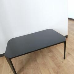 家具 テーブル 机　折り畳み式　NITORI　黒　ブラック