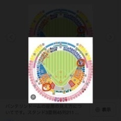 5/16・中日阪神戦・２枚セット・三塁側内野B