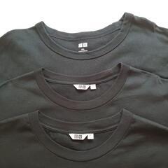 ユニクロ　メンズ　黒Tシャツ　3枚セット