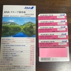 ANA株主優待券5枚セット+冊子