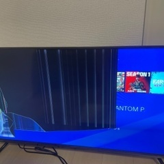 【液晶割れ】オリオン　スマートテレビ40型