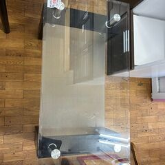 リサイクルショップどりーむ鹿大前店　No9007　ガラステーブル...
