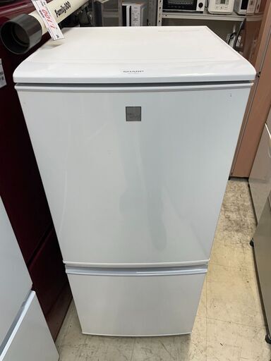 冷蔵庫　No.12194　シャープ　2017年製　137L　SJ-14E4-KW　【リサイクルショップどりーむ荒田店】