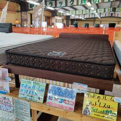 【愛品倶楽部柏店】 セミダブルベッド 「F:アイリス 棚付き」「M:フランスベッド マルチラススーパーハード」