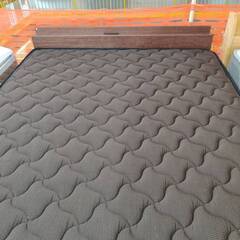 【愛品倶楽部柏店】 セミダブルベッド 「F:アイリス 棚付き」「M:フランスベッド マルチラススーパーハード」