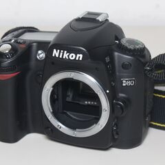 【ネット決済・配送可】【ジャンク品】Nikon/D80/ボディ/...