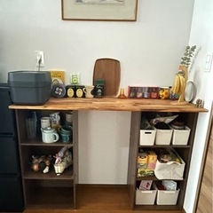 [決まりました]キッチンシェルフ　DIY収納家具 棚