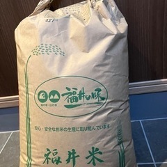 終了しました。福井県産コシヒカリ　玄米　30kg  