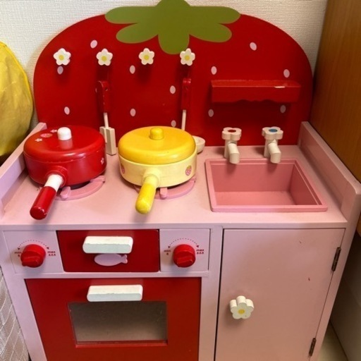 マザーガーデンキッチン　いちご おもちゃ ままごと
