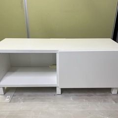 【ネット決済・配送可】【美品】IKEA テレビボード　白　120...