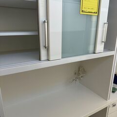 ジモティ来店特価!! 食器棚 ニトリ ホワイト J-0537