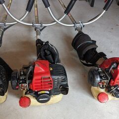 鹿児島発 新ダイワ 肩掛け式エンジン刈払機SSR2602 ×5本 チップソー