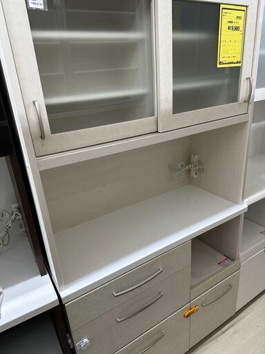 ジモティ来店特価!!　食器棚　ニトリ　ホワイト　　J-0539