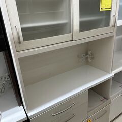 ジモティ来店特価!!　食器棚　ニトリ　ホワイト　　J-0539　
