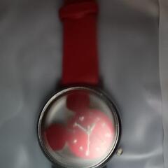 ミッキー文字盤の腕時計