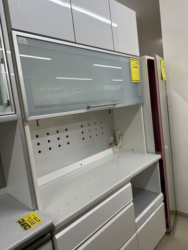 ジモティ来店特価!!　レンジボード　ユーアイ　ホワイト　　J-0541