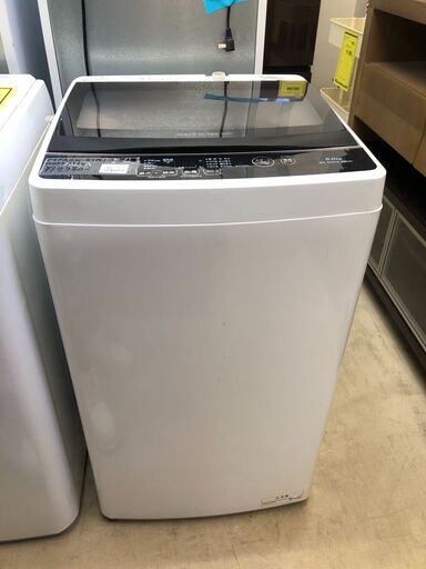 値下げしました！ AQUA アクア AQW-G5MJ 5.0kg 洗濯機 ホワイト 2021年製 ガラス蓋　送風乾燥、簡易乾燥 1人暮らし 2人暮らし コンパクト クリーニング済 堺市 石津【ジャングルジャングルサカイ石津店】