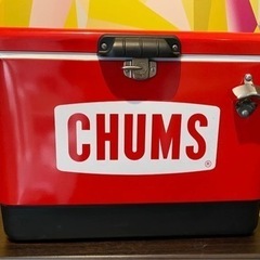 【中古】チャムス CHUMS スチールクーラーボックス 54 L🟥🟦🟡