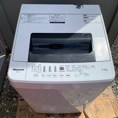 2018年 洗濯機 Hisense 4.5kg HW-T45C家...
