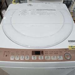 配送可【シャープ】7K洗濯機★2021年製　分解クリーニング済/6ヶ月保証付　管理番号11405