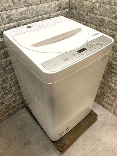 全国送料無料★3か月保証付き★洗濯機★シャープ★2018年★5.5kg★ES-G55TC-N★S-885
