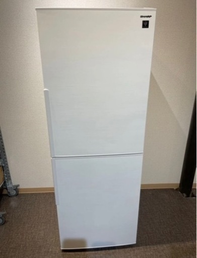 【中古】2021年製 SHARP シャープ ノンフロン冷蔵冷凍庫 SJ-PD28G-W 280L