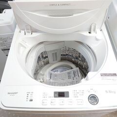 🌟安心の分解洗浄済🌟シャープ 5.5kg洗濯機 ES-GE5E 2021年製 保証有り【愛千142】