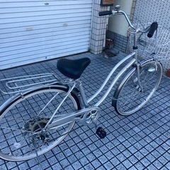 【27インチ自転車】美品❗️6段変速　LEDオートライト付　使用少ない❗️BAA認定車　鍵新品❗️スペアキーあり　若林自転車　膳所店　SALE中❗️