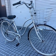 【27インチ自転車】美品❗️6段変速　LEDオートライト付　使用少ない❗️BAA認定車　鍵新品❗️スペアキーあり　若林自転車　膳所店　SALE中❗️