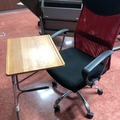 サイドテーブル　椅子　オフィスチェアセット